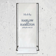 Load image into Gallery viewer, Linear Love Fabric Sign
