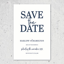 Load image into Gallery viewer, Linear Love Save the Date
