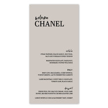Load image into Gallery viewer, The Chanel Menu
