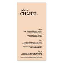 Load image into Gallery viewer, The Chanel Menu
