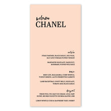 Load image into Gallery viewer, The Chanel Menu
